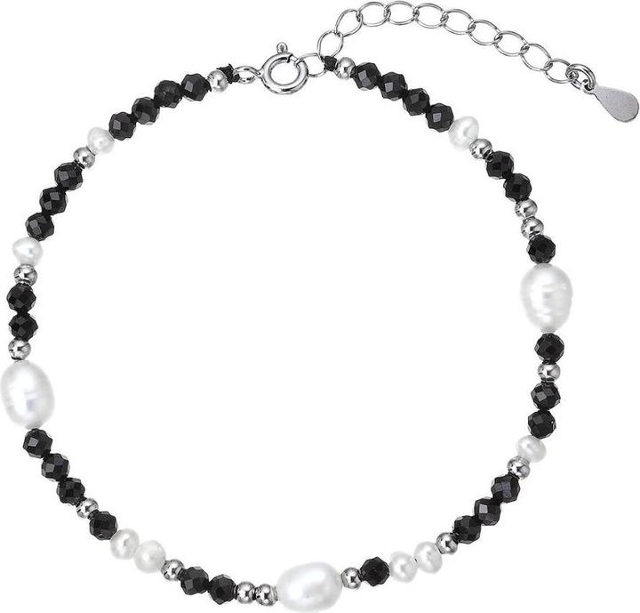 Immagine prodotto Evolution Group Silberarmband mit Perlen und Spinellen 13113.3 (Argento)