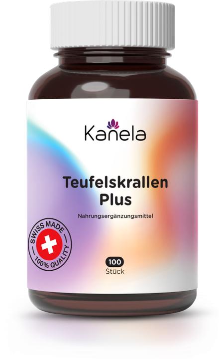 Actual product image Kanela Devil's Claw Plus Capsules (100 Capsules) (100 pcs., Capsules, 100 ml)