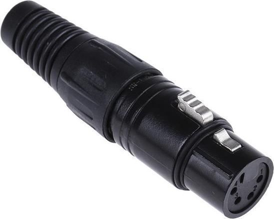 Produktbild RS PRO Kabelbuchse XLR schwarz 4-polig