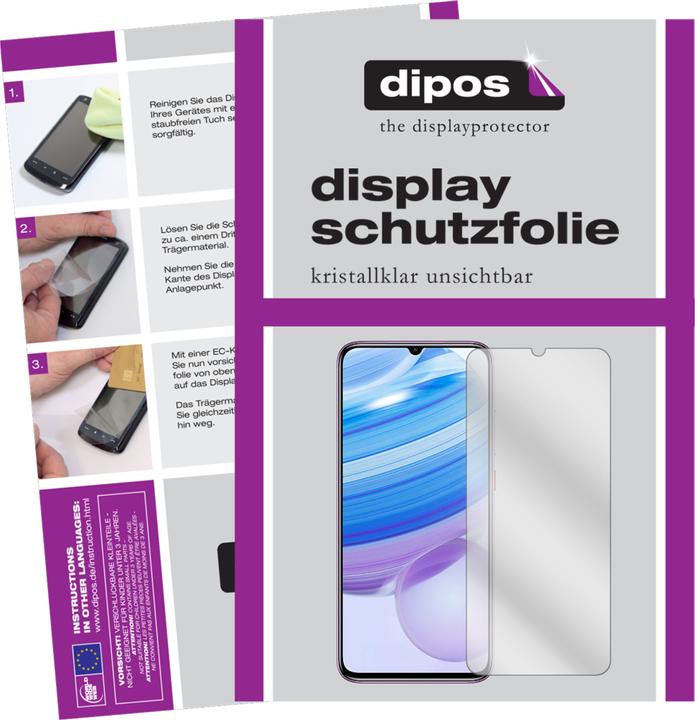 Actual product image Dipos Screen Protector Crystalclear (1 Piece, Xiaomi Redmi 10X)