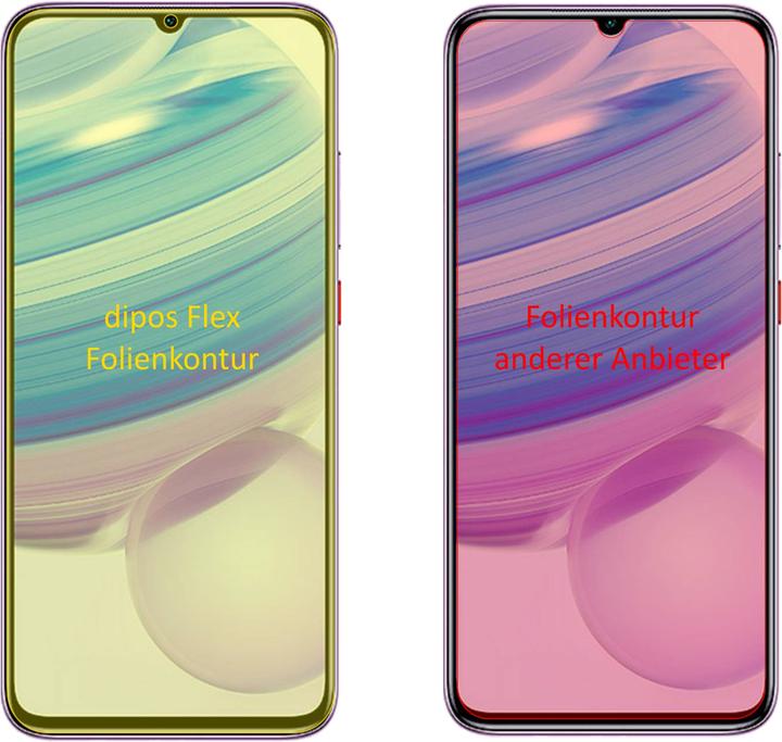 Produktbild Dipos Displayschutzfolie Full-Cover 3D (3 Stück, Xiaomi Redmi 10X Pro)