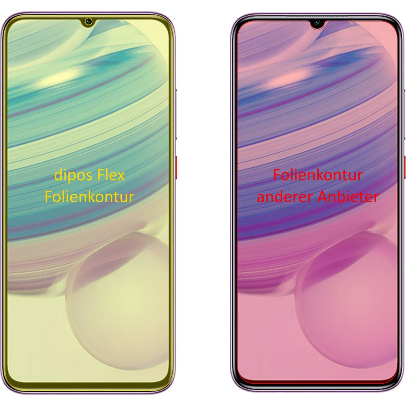 Thumbnail - Dipos Displayschutzfolie Full-Cover 3D (3 Stück, Xiaomi Redmi 10X Pro), Smartphone Schutzfolie, Transparent