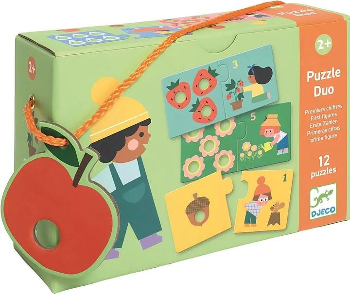 Immagine prodotto Djeco Puzzle Duo Erste Zahlen (24 pezzi)