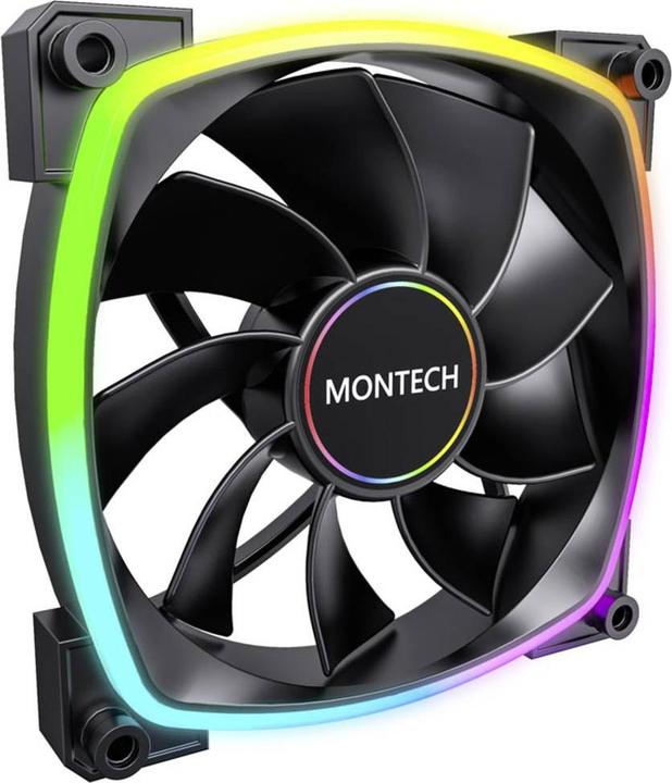 Montech RX140 PWM - schwarz (140 mm, 1 x)