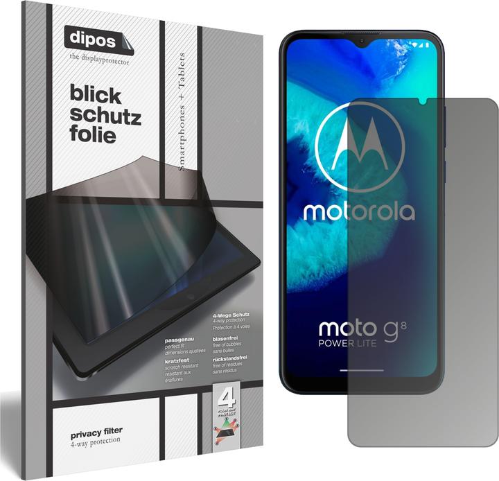 Produktbild Dipos Blickschutzfolie 4-Way Privacy (1 Stück, Motorola Moto G8 Power Lite)