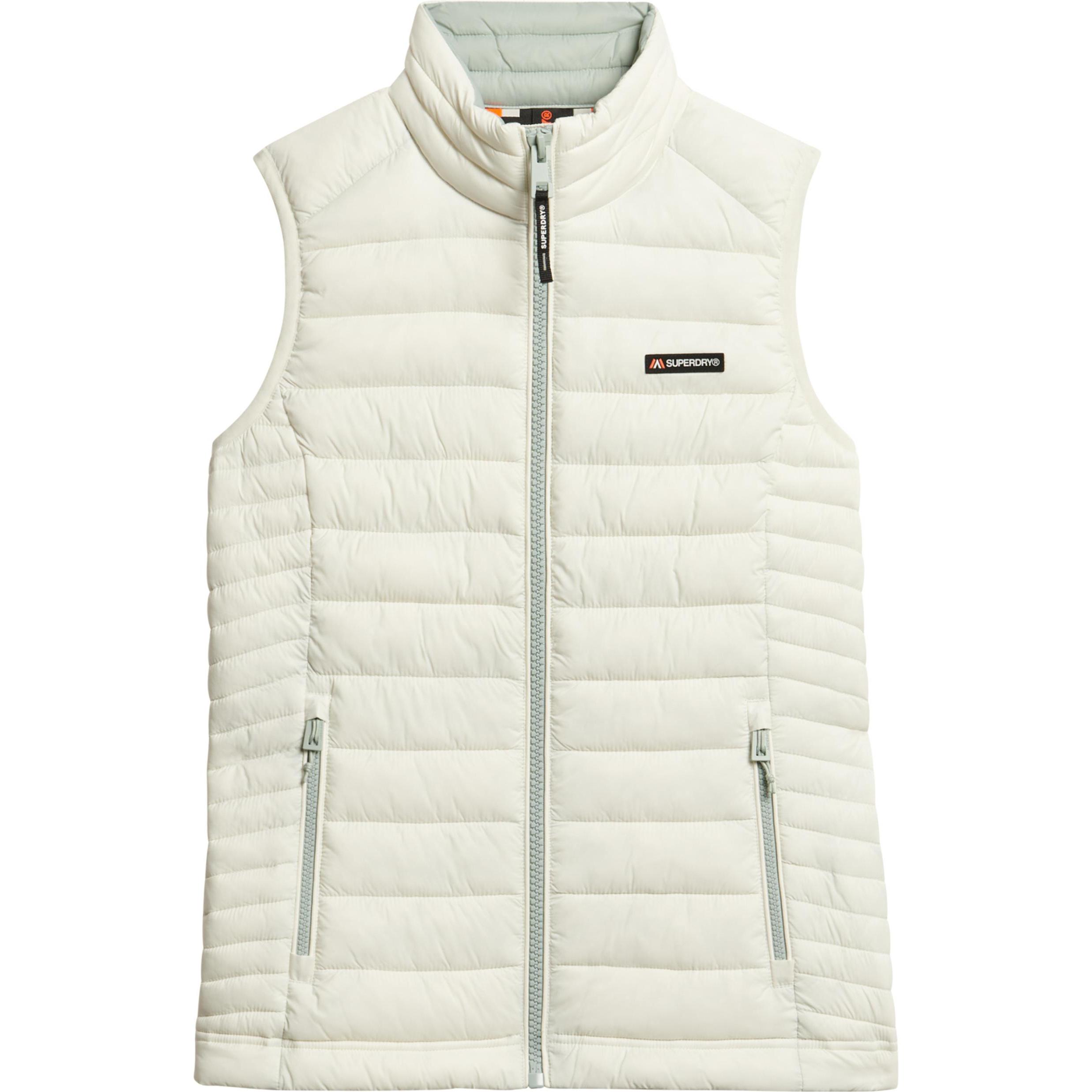 Superdry, Damen, Weste, Fuji Lite Steppweste, Grau, (L)