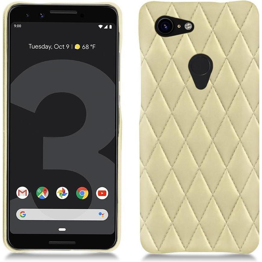 Noreve Lederschutzhülle (Google Pixel 3), Smartphone Hülle, Beige
