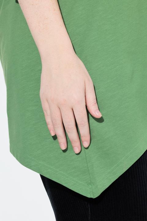 Actual product image Ulla Popken Eco Cotton Embroidered Graphic Tee (42, 44)