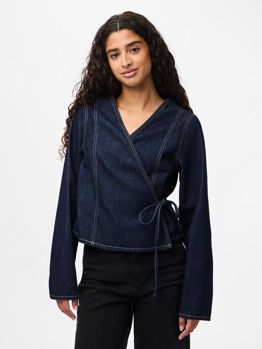 Image du produit Pieces PCFENNA DENIM Wickelbluse (M)