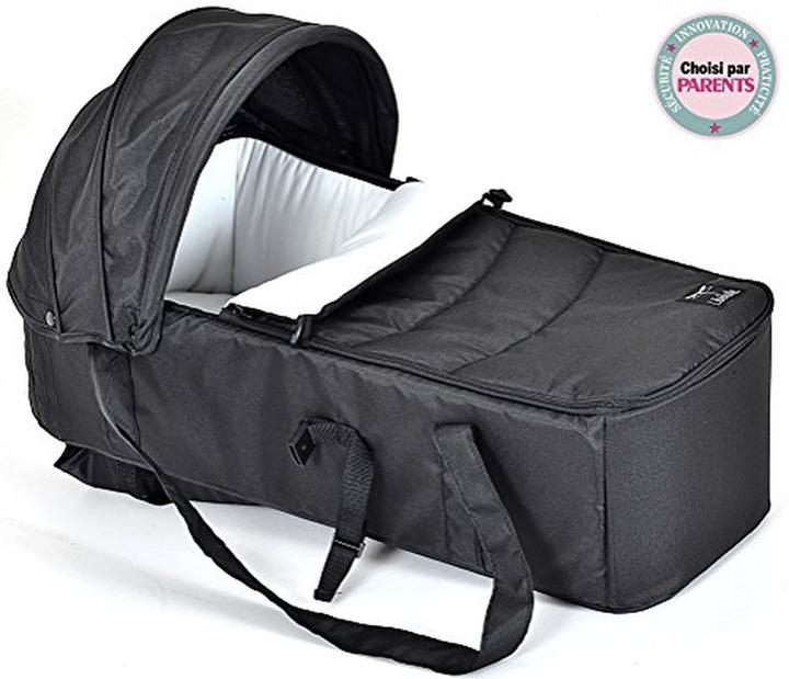 Actual product image Libélulle Duo Carrycot Trinity 2 Strollers, Ultralight, Ultra-Compact, Airplane Cabin Size (0 Months - 3 years)
