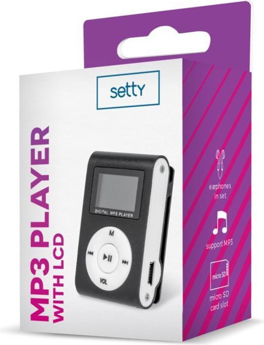 Produktbild Setty MP3 mit LCD + Kopfhörer schwarz (32 GB)