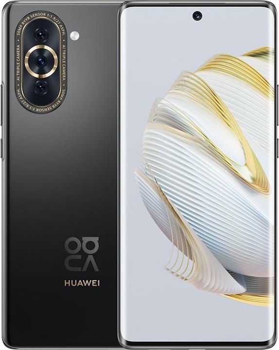 Huawei Nova 10 (128 GB, Starry Black, 6.67", Dual SIM, 50 Mpx, 4G)