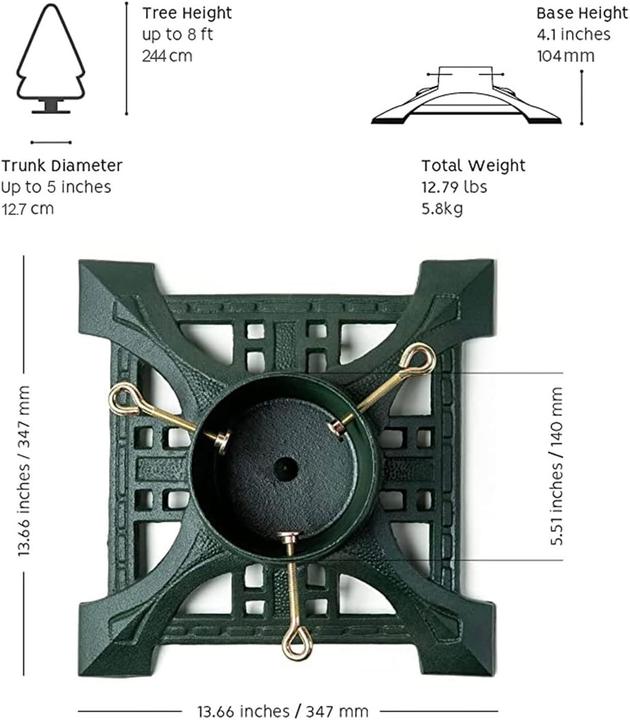 Actual product image Ventray Weihnachtsbaumständer mit Wasserspeicher