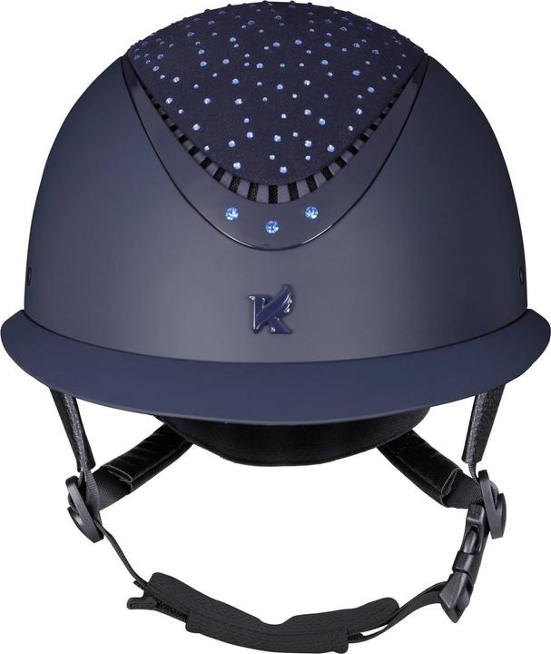 Karben Reithut mit festem Schirm Viola Ellipse Wildleder (53 cm)