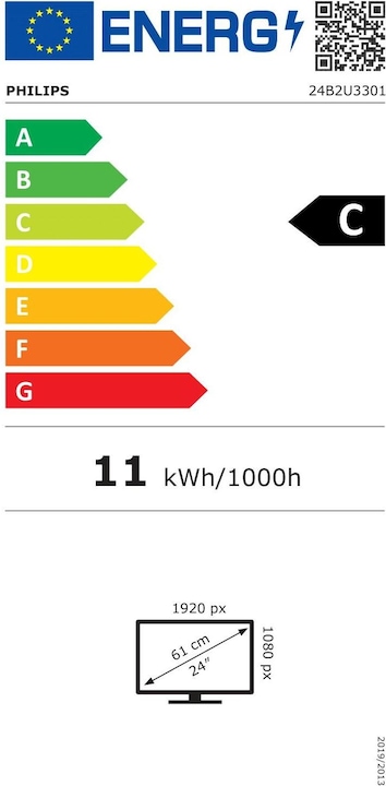 Energie-Label AOC 24B2U3301/00 (1920 x 1080 Pixel, 23.80")