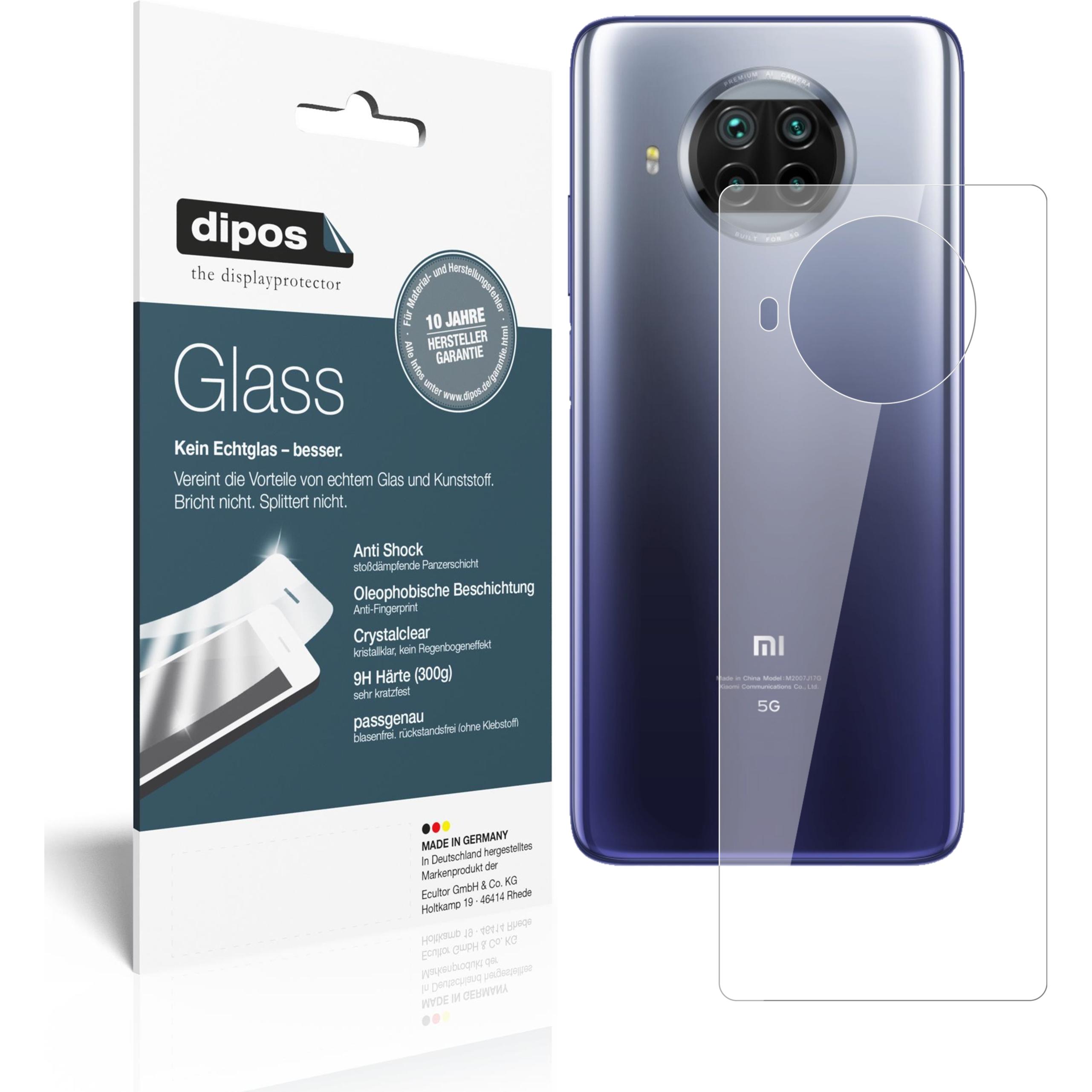 Dipos Displayschutz Anti-Shock (2 Stück, Xiaomi Mi 10T Lite), Smartphone Schutzfolie, Transparent
