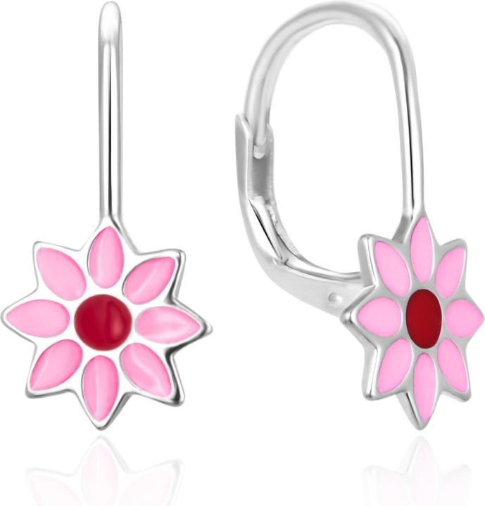Immagine prodotto Agato - Silver dangle earrings Flower AGT-E055L (Argento)