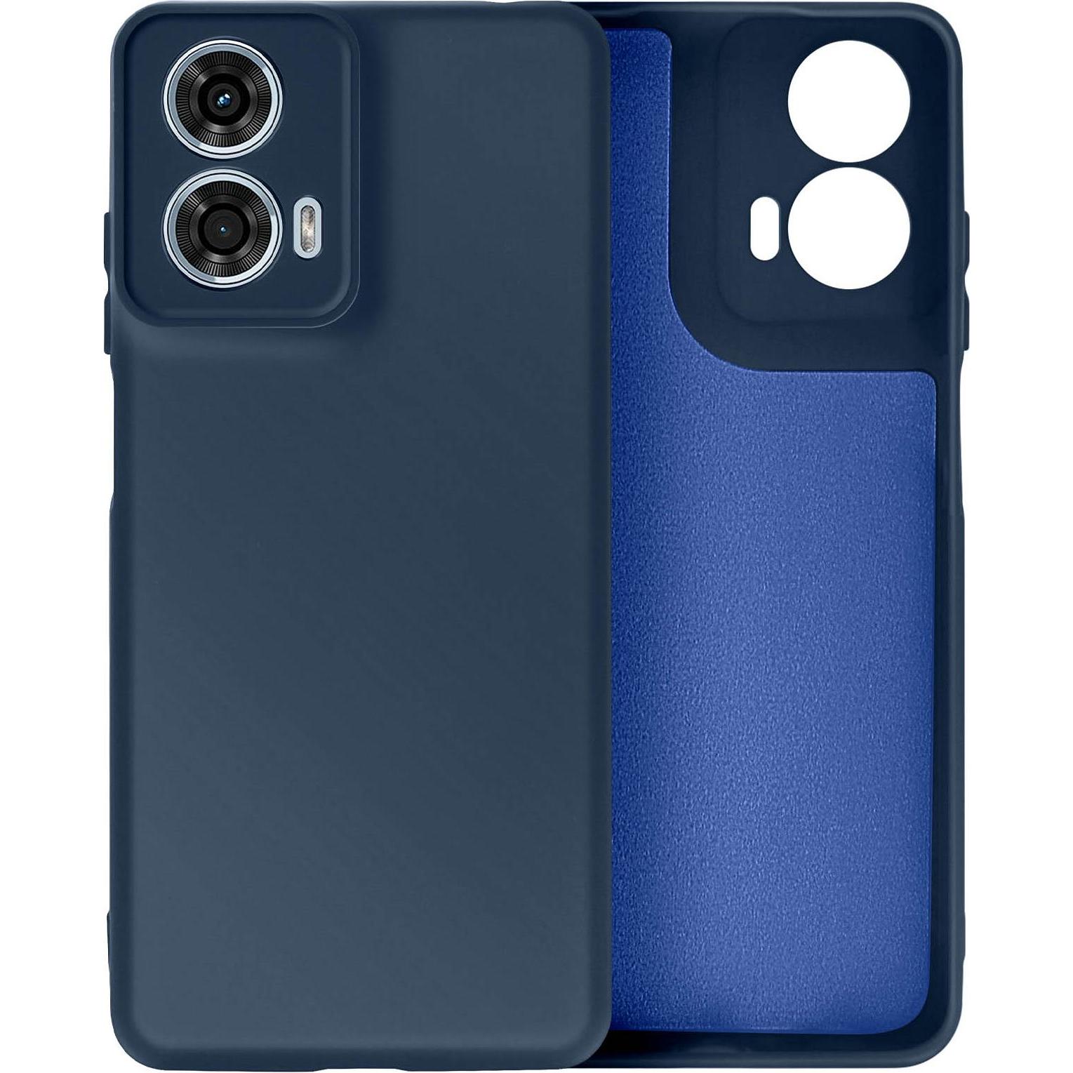 Avizar SmoothGrip Case (Motorola Moto G24 Power), Smartphone Hülle, Blau