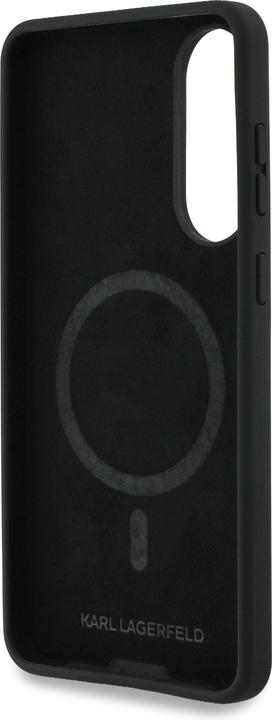 Image du produit Karl Lagerfeld case for Samsung Galaxy S25 Edge MAGNETIC SILICONE DOUBLE HEADS black (Samsung Galaxy S25 Edge)