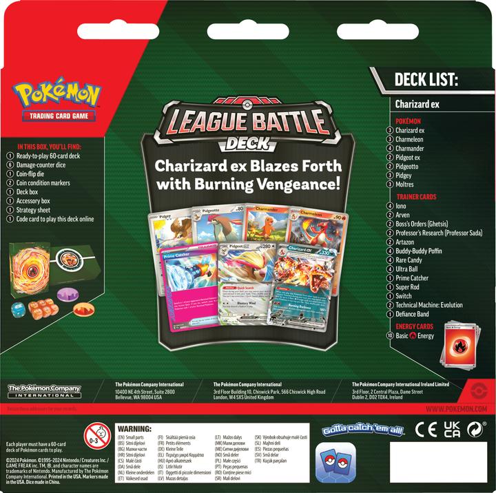 Produktbild Pokémon Charizard ex (Englisch, Booster Pack)