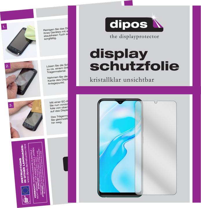 Dipos Displayschutzfolie Crystalclear (5 Stück, Vivo Y11S)