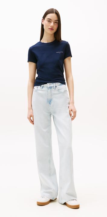 Actual product image Tommy Jeans Tjw Slim Linear Ss Tee Ext (M)