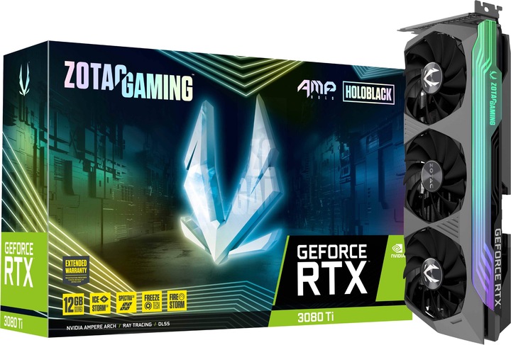 Actual product image Zotac GeForce RTX 3080 Ti Trinity Gaming AMP Holo (12 GB)