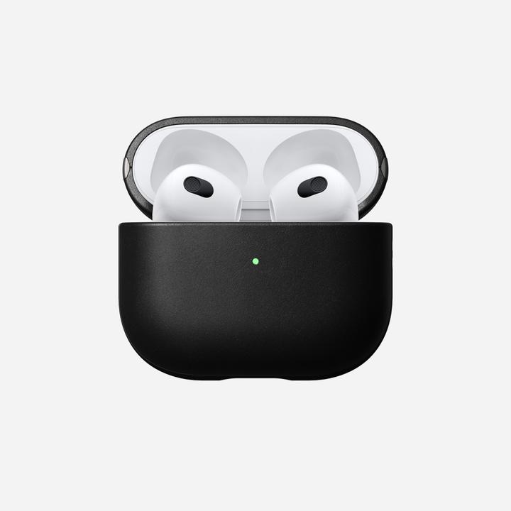 Immagine prodotto Nomad Custodia da trasporto AirPods (3° gen.) in pelle nera (Manicotto per cuffie)