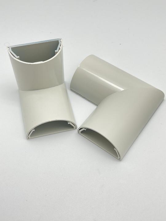 Actual product image Multibrackets Aluminum cable angle cable duct 50mm WE (5 cm)