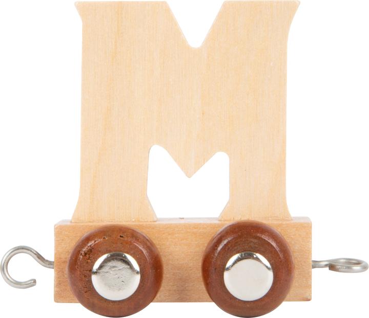 Actual product image small foot Letter M