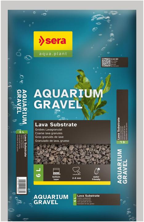 Sera Aquarium Gravel Lava Substrate (Bodengrund, sonstige Gegenstände)