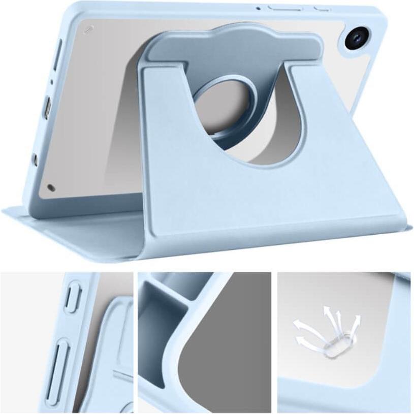 Thumbnail - Cover-Discount Galaxy Tab A9+ - 360-Grad Hülle hellblau (Galaxy Tab A9+), Tablet Hülle, Blau