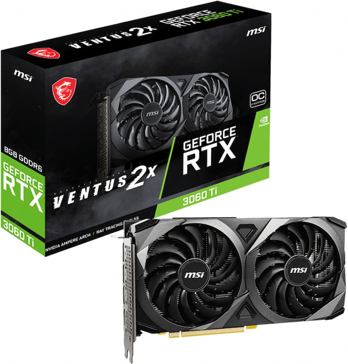 Produktbild MSI GeForce RTX 3060 Ti VENTUS 2X OC LHR (8 GB)