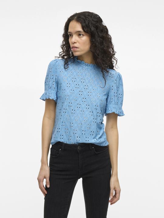 Actual product image Vila Besticktes Oberteil mit kurzen Ärmeln (S)