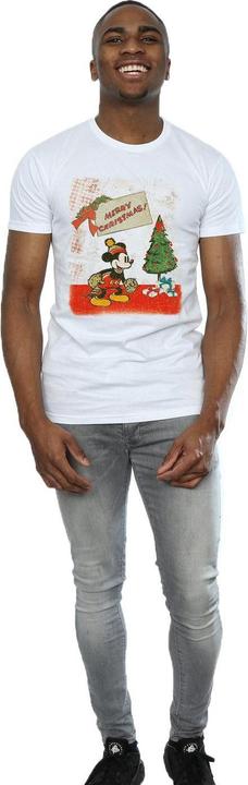 Immagine prodotto Disney Mickey Mouse Vintage Christmas Maglietta Uomo (M)