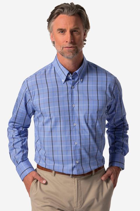Produktbild Boston Park Karo-Businesshemd, Langarm, Buttondown-Kragen, Comfort Fit (XL)