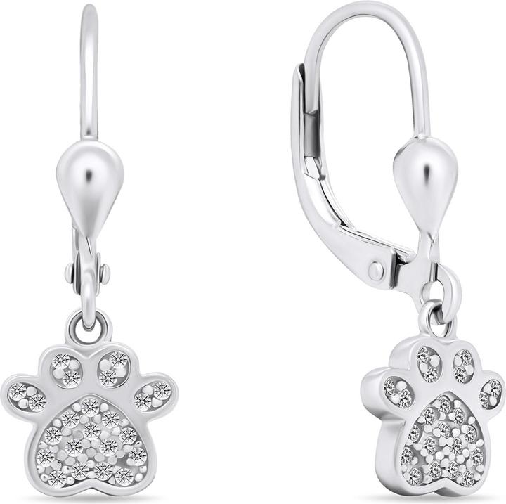 Immagine prodotto Brilio Argento - Orecchini giocosi in argento Paw EA646W (Argento)