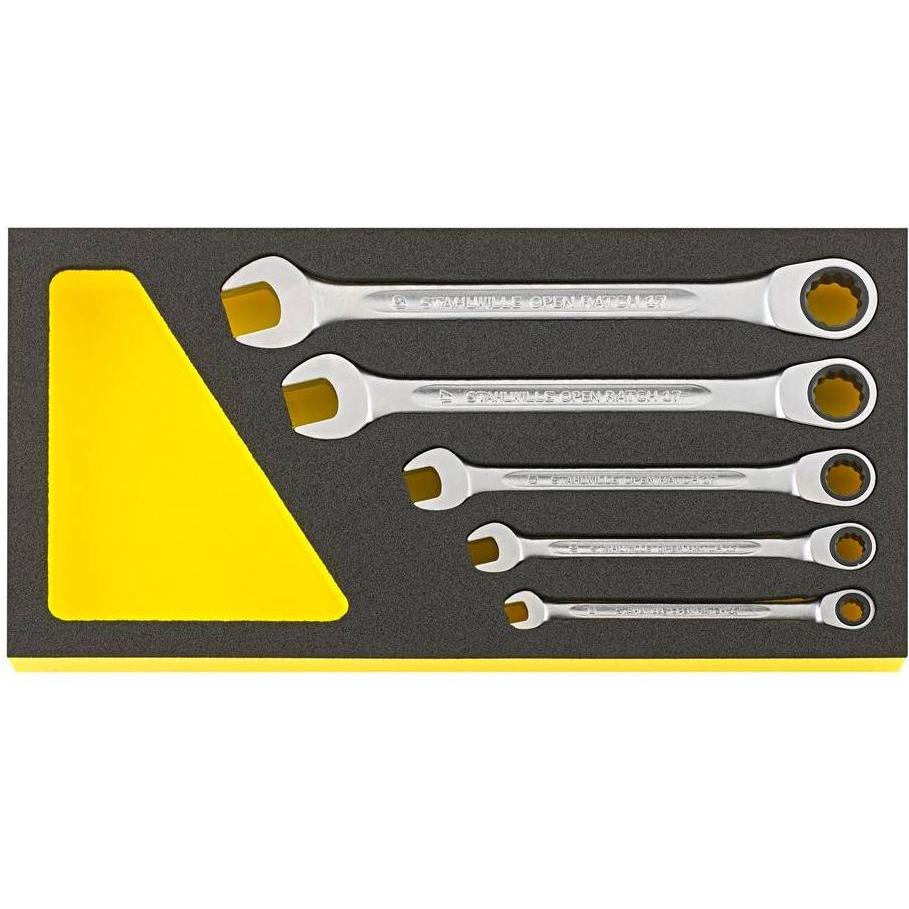 Stahlwille, Chiave inglese, 96830651 Set di chiavi a cricchetto TCS 17F/12
