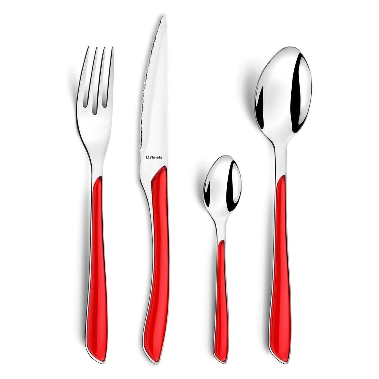 Amefa Bestekset 2 2214 Eclat, Bestek, Rood