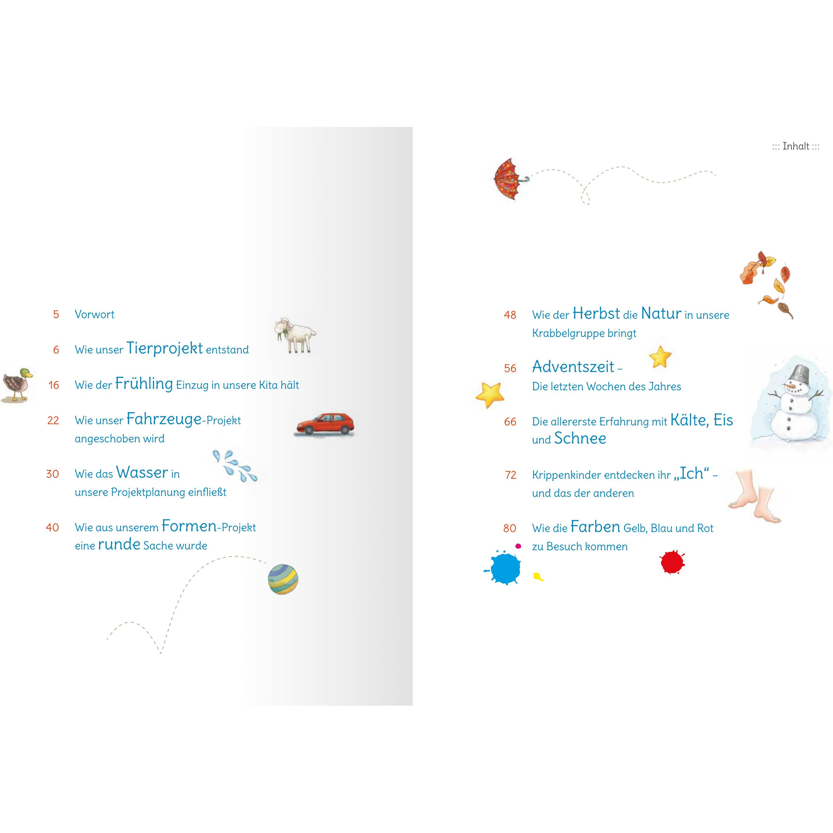 Thumbnail - Mini-Projekte für die Krippe, Fachbücher von Monika Klages, Petra Ahrens