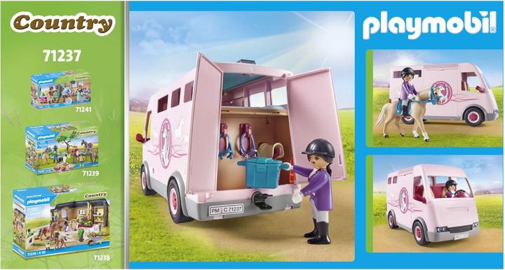 Image du produit Playmobil Véhicules de transport de chevaux (71237, Playmobil Country)