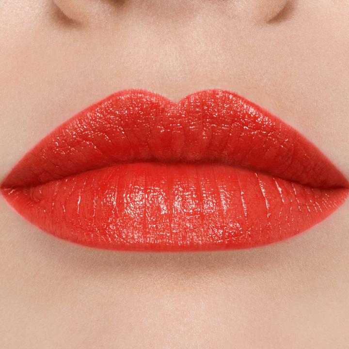 Actual product image Givenchy Rouge Interdit Lipstick 15 Orange Adrenaline 3.3g (15 Orange Adrenaline)