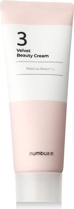 Numbuzin No.3 Velvet Beauty Cream Facial Makeup Primer with Niacinamide 2.02 fl oz
