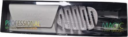 Produktbild Magic Hair Brush Weiss mit Schnittclips