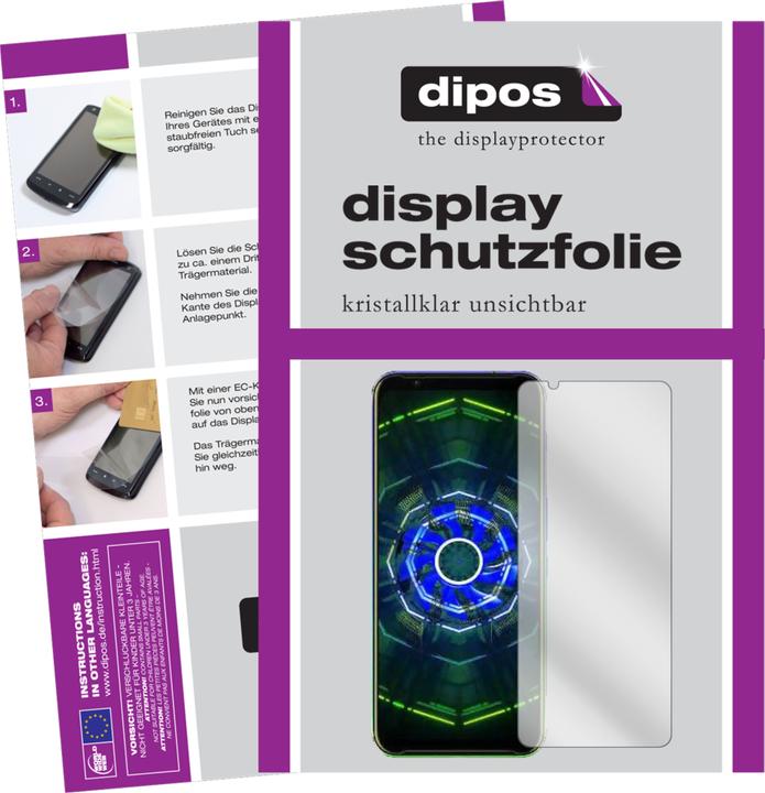 Produktbild Dipos Displayschutzfolie Crystalclear (2 Stück, ZTE Nubia Red Magic 5S)