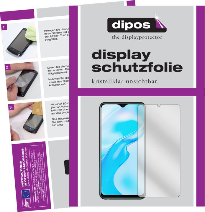 Dipos Displayschutzfolie Crystalclear (5 Stück, Vivo Y3S)