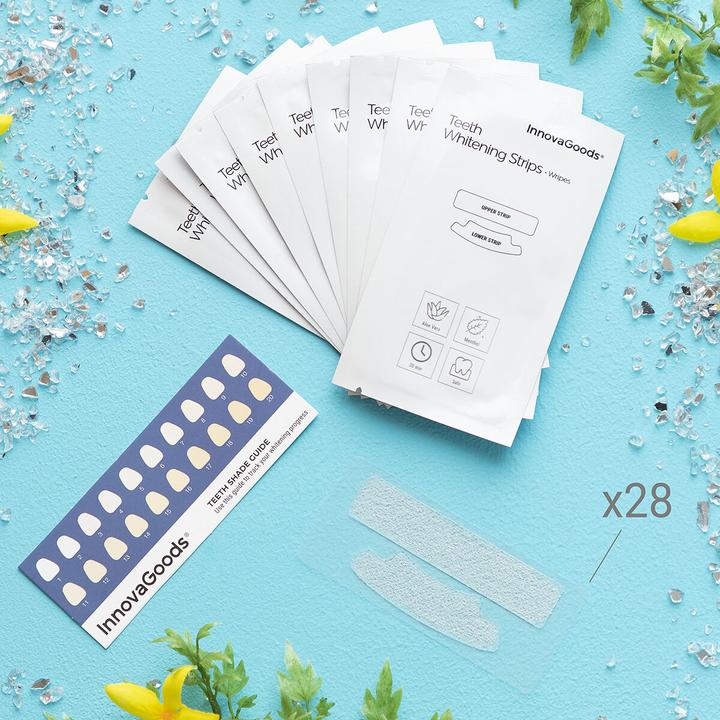 Actual product image InnovaGoods Tooth whitening strips Wripes (Bleaching Strips)