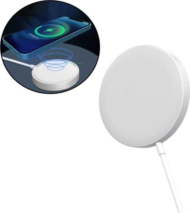 Produktbild Apfelkiste USB C MagSafe Ladegerät Magnetischer Qi-Wireless Charger 15W, 1m (15 W)