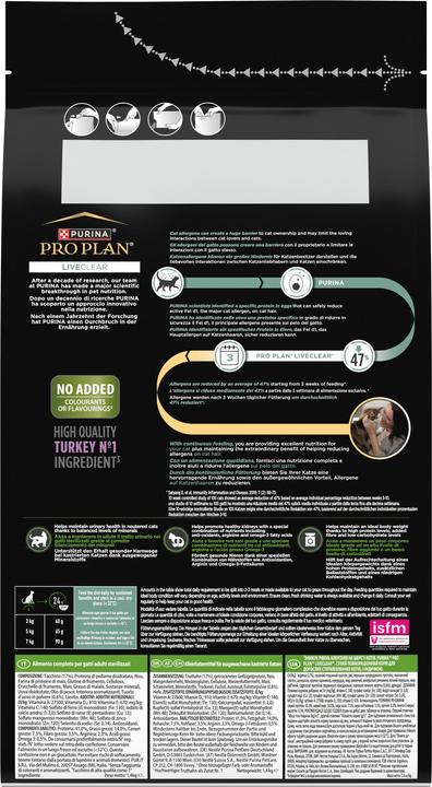 Produktbild Pro Plan Liveclear (Adult, 1 Stk., 1400 g)