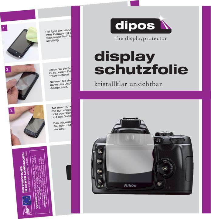 Actual product image Dipos Screen Protector Crystalclear (Screen protector, Nikon D40x)
